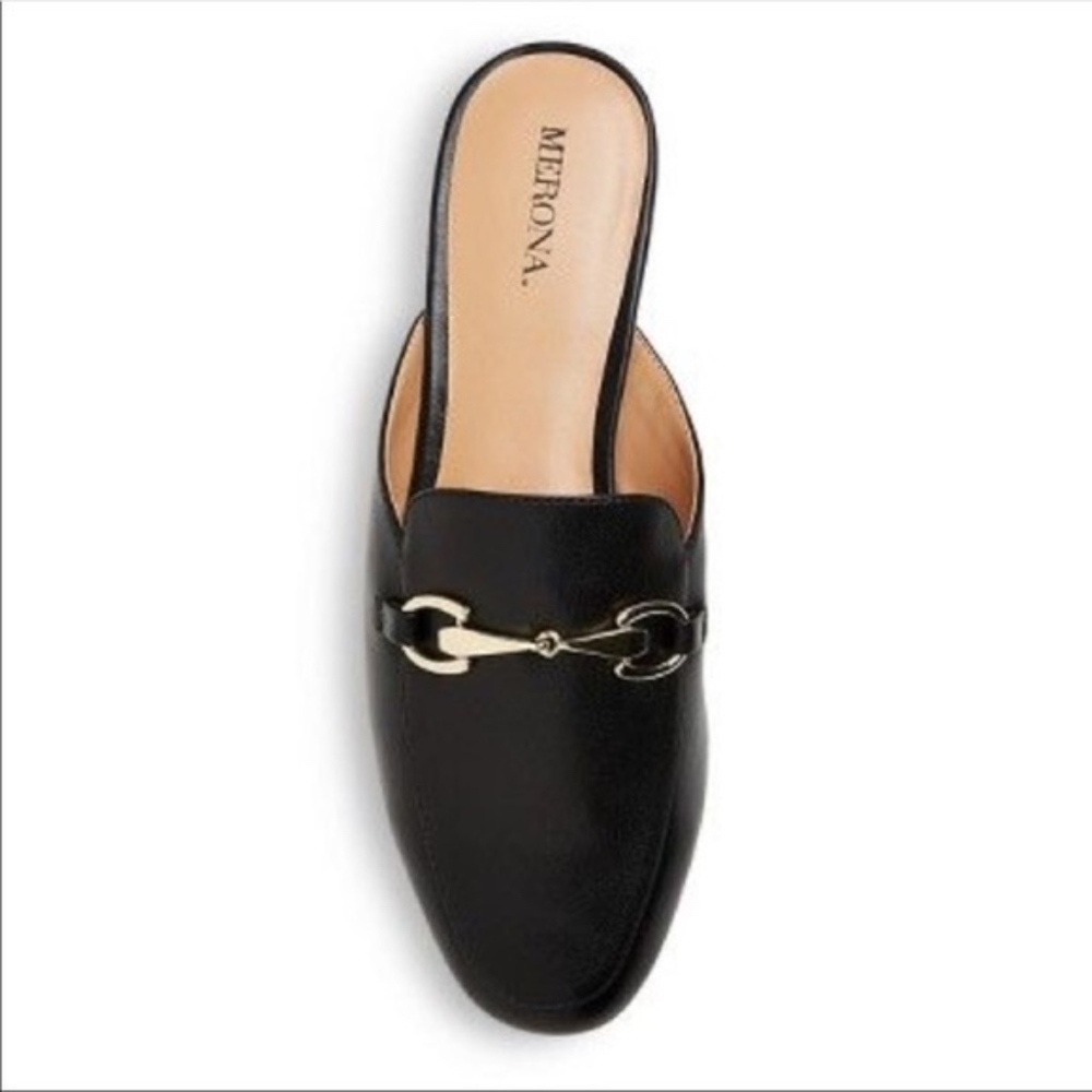 Merona Kona Backless Mule Loafers Black New - Picture 4 of 7